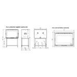 Insert à bois premium THERMOROSSI Skyline 490 9.3 kW – Image 7
