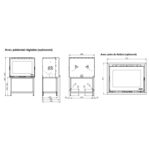 Insert à bois premium THERMOROSSI Skyline 540 5.7 kW – Image 6