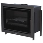 Insert à bois ventilé canalisable BRONPI Paris 70 Vision 12 kW