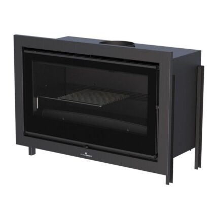 Insert à bois ventilé canalisable BRONPI Paris 90 Vision 14 kW