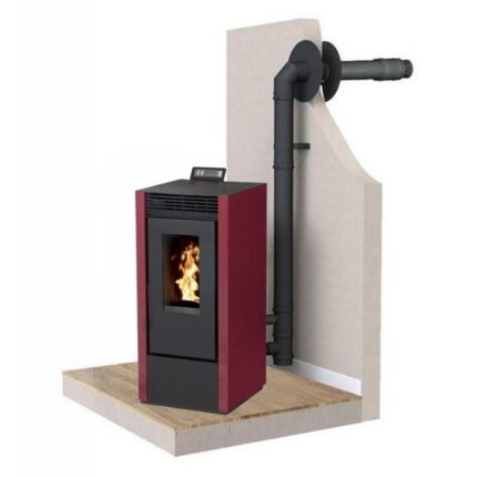 PACK Poêle à granules étanche + Kit ventouse INTERSTOVES Marina 14 kW