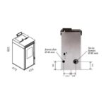 PACK Poêle à granules étanche + Kit ventouse INTERSTOVES Marina 8 kW – Image 11