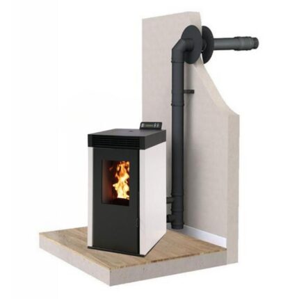 PACK Poêle à granules étanche + Kit ventouse INTERSTOVES Marina 8 kW