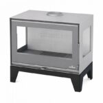 Poêle à bois 3 faces ventilé avec pieds BRONPI Bimba 90 3C 13 kW – Image 3