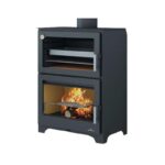 Poêle à bois raccordable avec four BRONPI Murano 14 kW