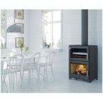 Poêle à bois raccordable avec four BRONPI Murano 14 kW – Image 3