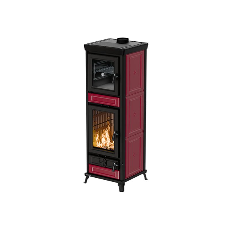 poele-a-bois-avec-four-thermorossi-anna-evo5-maiolica-125-kw THERMOROSSI Anna Evo5 Maiolica 12.5 kW