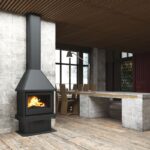 Cheminée à bois ventilé raccordable BRONPI Lisboa 12 kW – Image 4