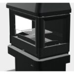 Cheminée à bois 3 faces ventilé raccordable BRONPI Lisboa 3C 10 kW – Image 9