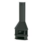 Cheminée à bois d'angle BRONPI Lorca R 14 kW – Image 2