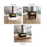 Poêle à bois double face BRONPI Cairo 90-D Box 13 kW
