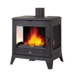 Poêle à bois en fonte 3 faces BRONPI Bury 14 kW