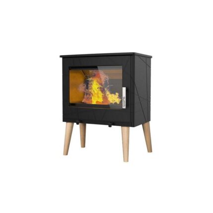Poêle à bois étanche en fonte - SUPRA Usko 9.1 kW