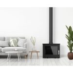 Poêle à bois étanche en fonte - SUPRA Usko Rabaissé 9.1 kW – Image 2