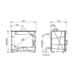 Poêle à bois étanche en fonte - SUPRA Usko Rabaissé 9.1 kW – Image 6
