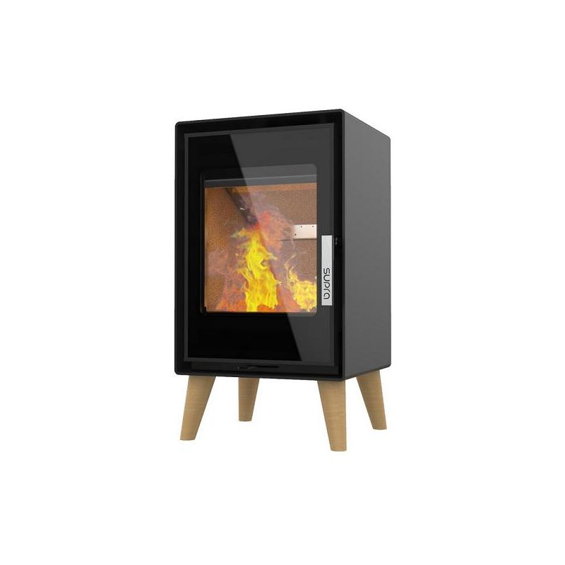 poele-a-bois-etanche-supra-jacco-sur-pied-85-kw Poêle à bois étanche - SUPRA Jacco pieds bois 4.8 kW