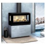 Poêle à bois moderne pose libre BRONPI Cairo 903C Box 13 kW – Image 5