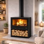 Poêle à bois ventilé avec bûcher BRONPI Bimba 70 -12 kW – Image 6