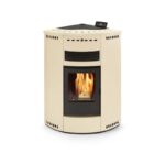 Poêle à granules d'angle canalisable ORIGINE PHEBO Asia Plus 12.7 kW – Image 5