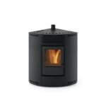 Poêle à granules d'angle ORIGINE PHEBO Asia 12.7 kW – Image 4