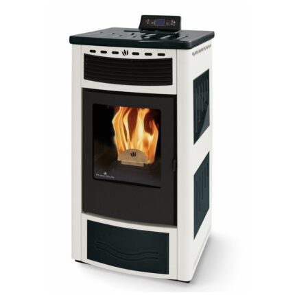 Poêle à granules en céramique ORIGINE PHEBO Maia Bicolore 12.7 kW