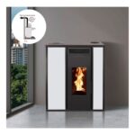 PACK Poêle à granules étanche + Kit ventouse INTERSTOVES Tessa Concentrique 10 kW – Image 6