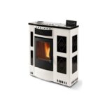 Poêle à granules extra-plat céramique ORIGINE PHEBO Iris 11.5 kW – Image 5