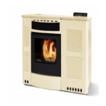 Poêle à granules extra-plat céramique ORIGINE PHEBO Iris 11.5 kW – Image 3