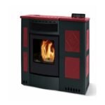 Poêle à granules extra-plat céramique ORIGINE PHEBO Iris 11.5 kW – Image 4