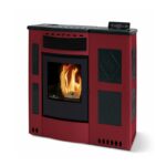 Poêle à granules extra-plat céramique ORIGINE PHEBO Iris 11.5 kW – Image 14