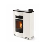 Poêle à granules extra plat céramique ORIGINE PHEBO Talia Maxi 11.5 kW – Image 3