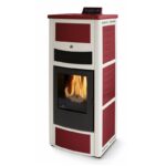 Poêle à granules en céramique ORIGINE PHEBO Calipso Bicolore 12.7 kW – Image 2