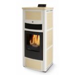 Poêle à granules en céramique ORIGINE PHEBO Calipso Bicolore 12.7 kW – Image 4