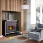 Poêle à granulés Cadel Frame 9 Up-Twin 9.3 kW Acier anthracite – Image 5