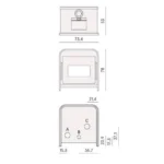 Poêle à granulés Cadel Frame 9 Up-Twin 9.3 kW Acier anthracite – Image 7
