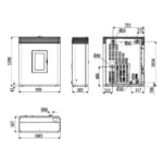 Poêle à granulés MCZ PHILO Comfort Air 14 M2 13.8 kW – Image 5