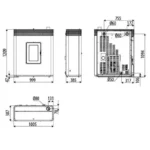 Poêle à granulés MCZ PHILO Comfort Air 14 UP! M2 13.8 kW – Image 6