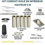 KIT CONDUIT ISOLE EN INTERIEUR - 5 MÈTRES