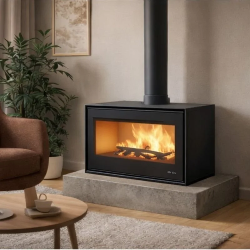 poele-a-bois-ventile-pose-libre-bronpi-bimba-70-12-kw Poêle à bois ventilé pose libre BRONPI Bimba 70 12 kW