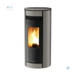 Poêle à granulés Jolly Mec Bridge 10 kW Sortie Fumée Postérieure Ø80 mm – Image 8